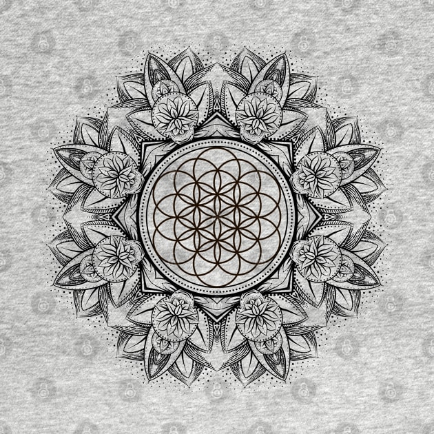 Lotus Mandala 26 by Olga Berlet